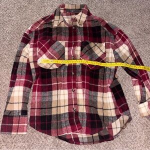 Woman’s Plaid Button-Up Shirt